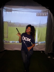 At Eagle Driving range in Silicon Valley
